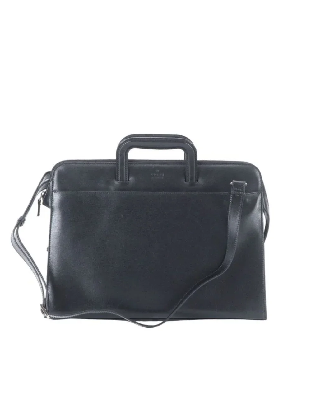 Gucci 015 Leather 2-Way Business Shoulder Document Briefcase Tote